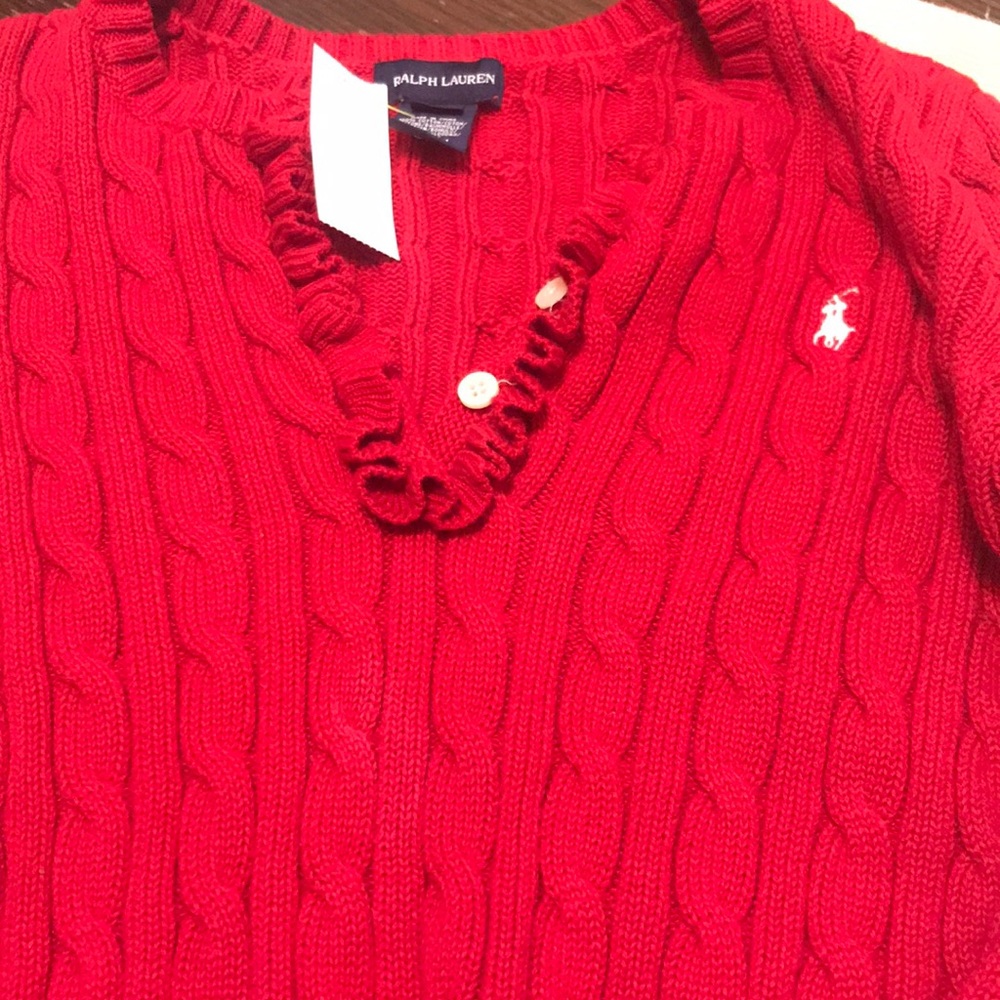 Girls polo sweater